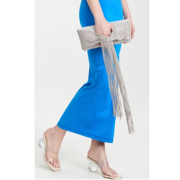 Cult Gaia Banu Mini Fringe Clutch in Clear - Picture 2 of 14